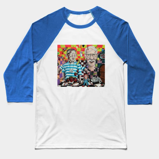 Your Memories Are Lies | LSD | Acid Bath Artwork | cool candy kid | Im new | Original Surreal Painting By Tyler Tilley Baseball T-Shirt by Tiger Picasso